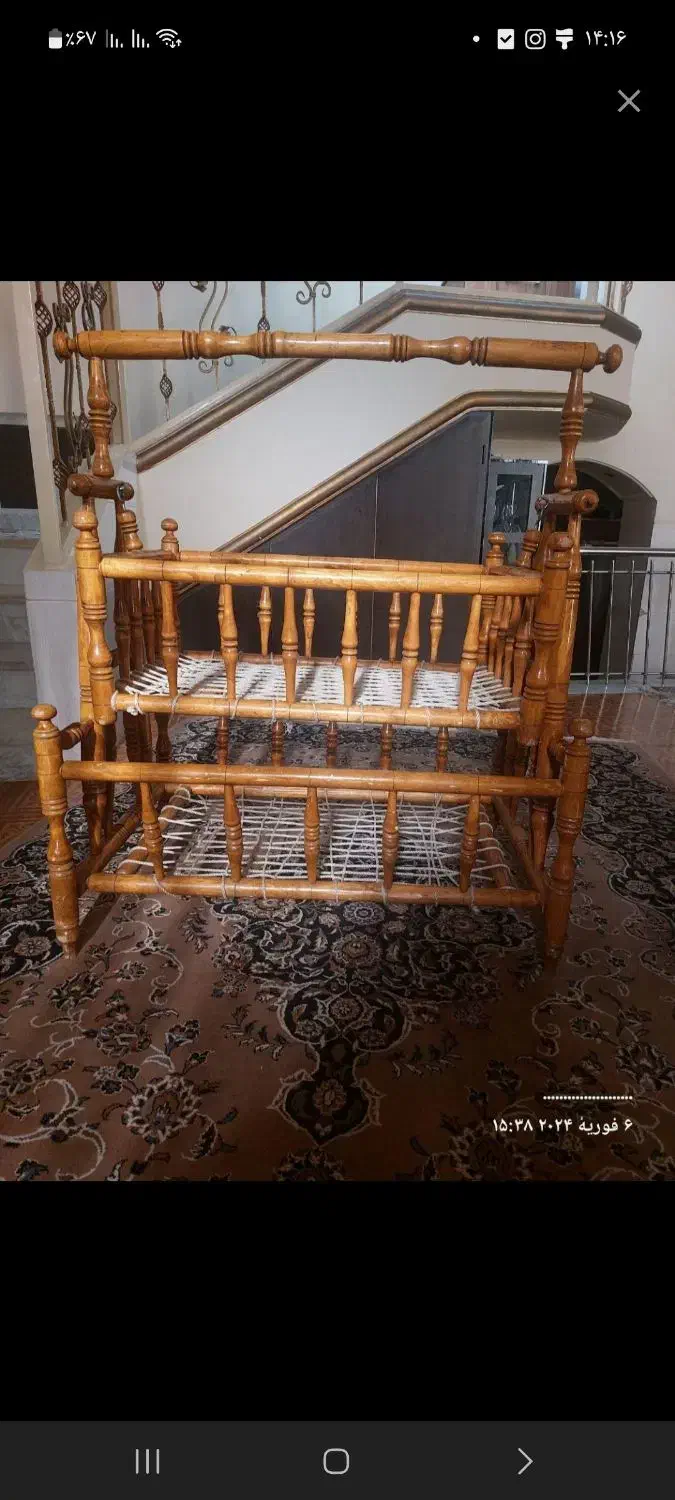 گهواره و تخت کودک|تخت و صندلی بچه|شیراز, رکن‌آباد|دیوار