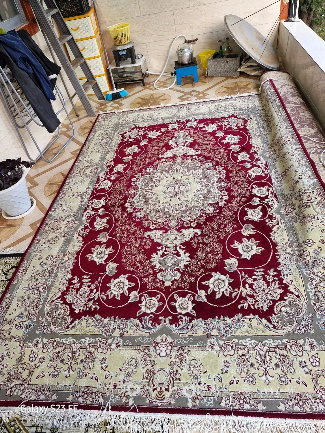 یک جفت(دوعدد)فرش کاملا شبیه هم|فرش|احمدسرگوراب, |دیوار