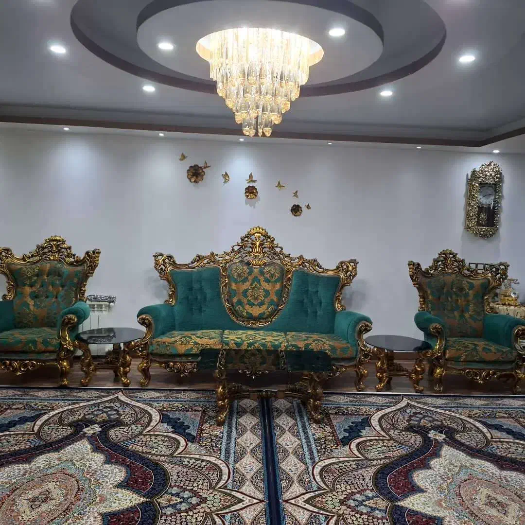 مبلمان سلطنتی چوب گردو|مبلمان خانگی و میز عسلی|رحیمآباد, |دیوار