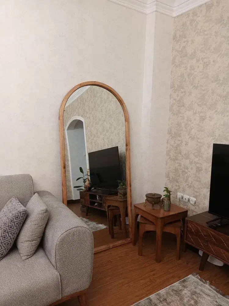 آینه قدی آینه گنبدی آینه چوبی آینه قدی چوبی|آینه|سنگر, |دیوار