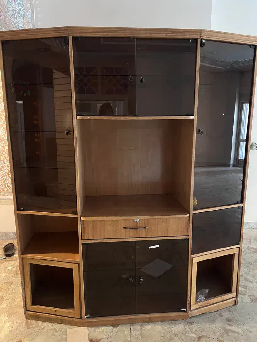 دکور جای استریو و تلویزیون|کتابخانه، شلف، قفسه‌های دیواری|اصفهان, سعادت‌آباد|دیوار