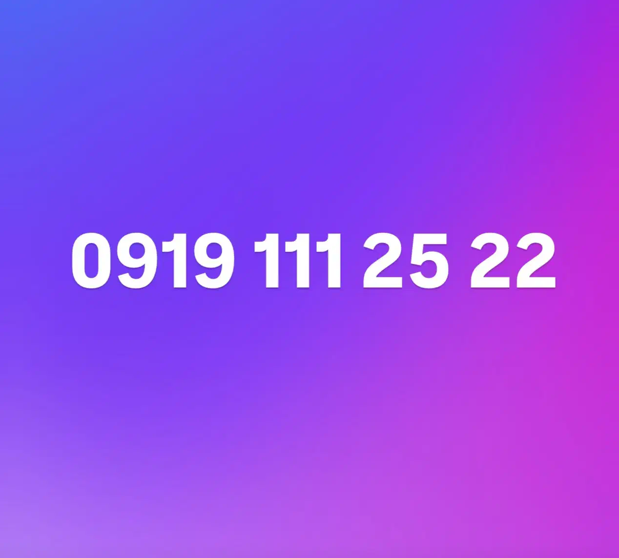 0919.111.25.22|سیمکارت|تهران, محمودیه|دیوار