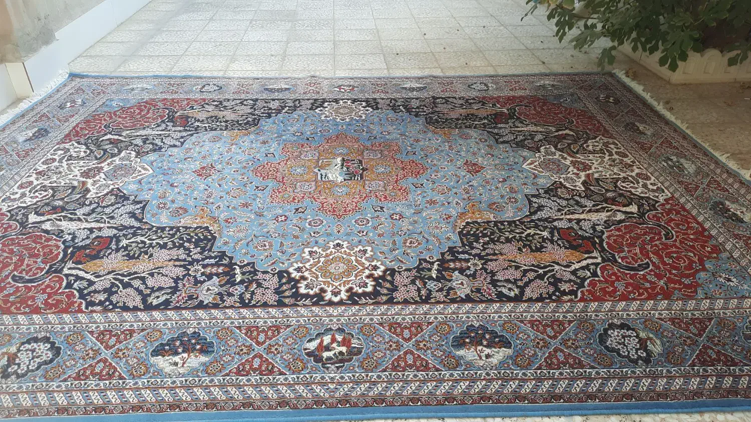 فرش۱۲ متری ۵۰۰ شانه ستاره طلایی دلیجان|فرش|قم, نیروگاه|دیوار