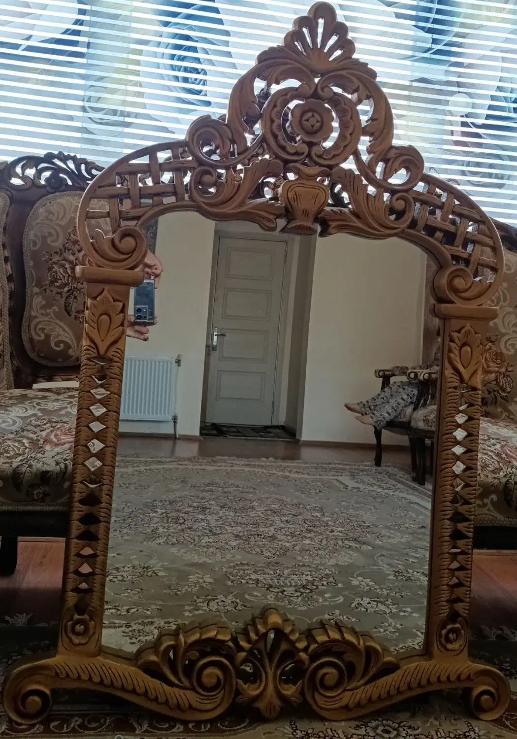 آینه منبت کاری|آینه|پرند, فاز ۵|دیوار