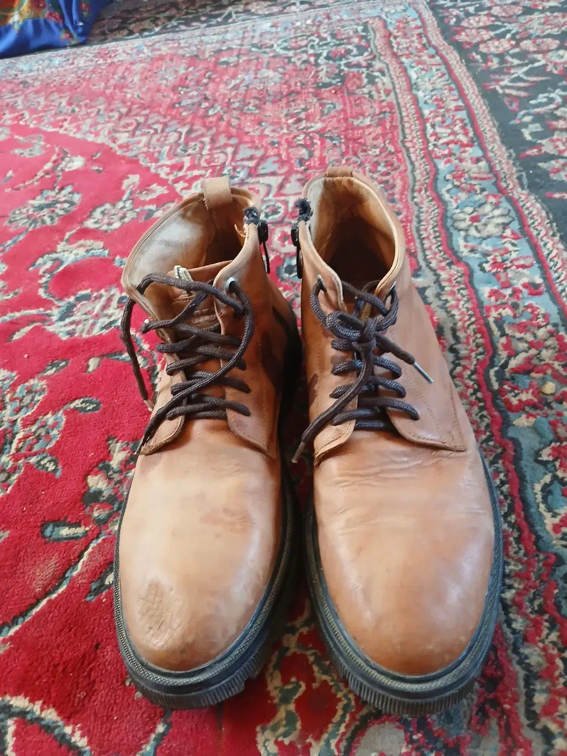 کفش نیم بوت چرم|کیف، کفش، کمربند|شهریار, بکه|دیوار