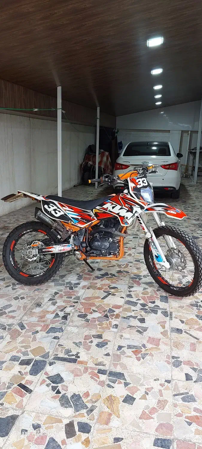 تریل فلات طرح ktm|موتورسیکلت|رودسر, |دیوار