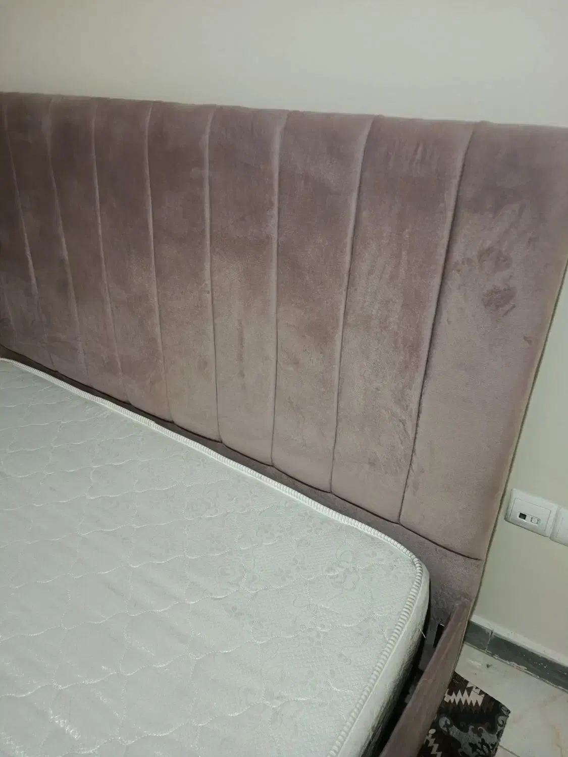 تختخواب دو نفره نو فروش فوری بعلت جابجایی|تخت و سرویس خواب|تهران, تهرانسر شمالی|دیوار