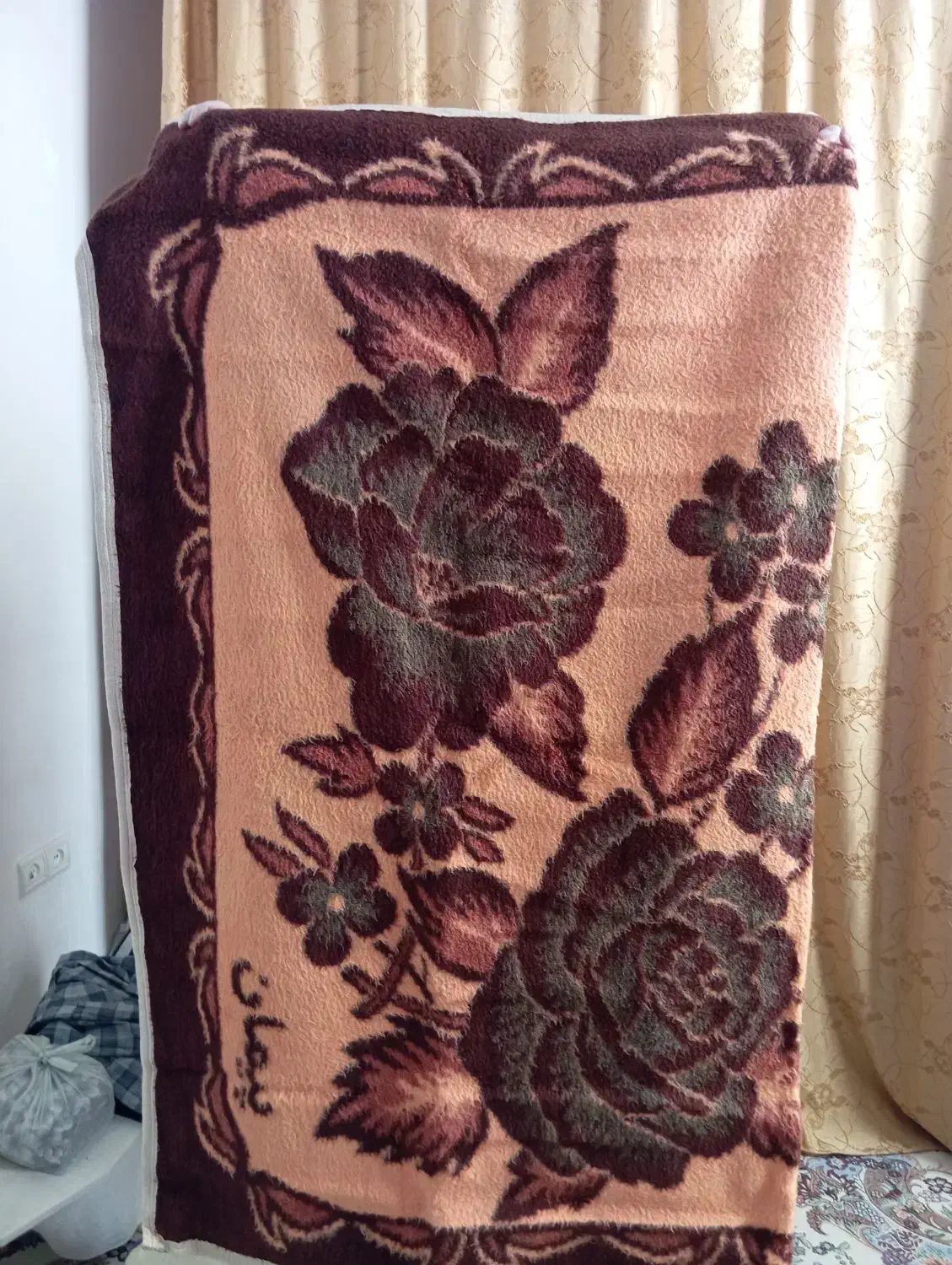 پتو پلنگی|رختخواب، بالش، پتو|کرمانشاه, |دیوار