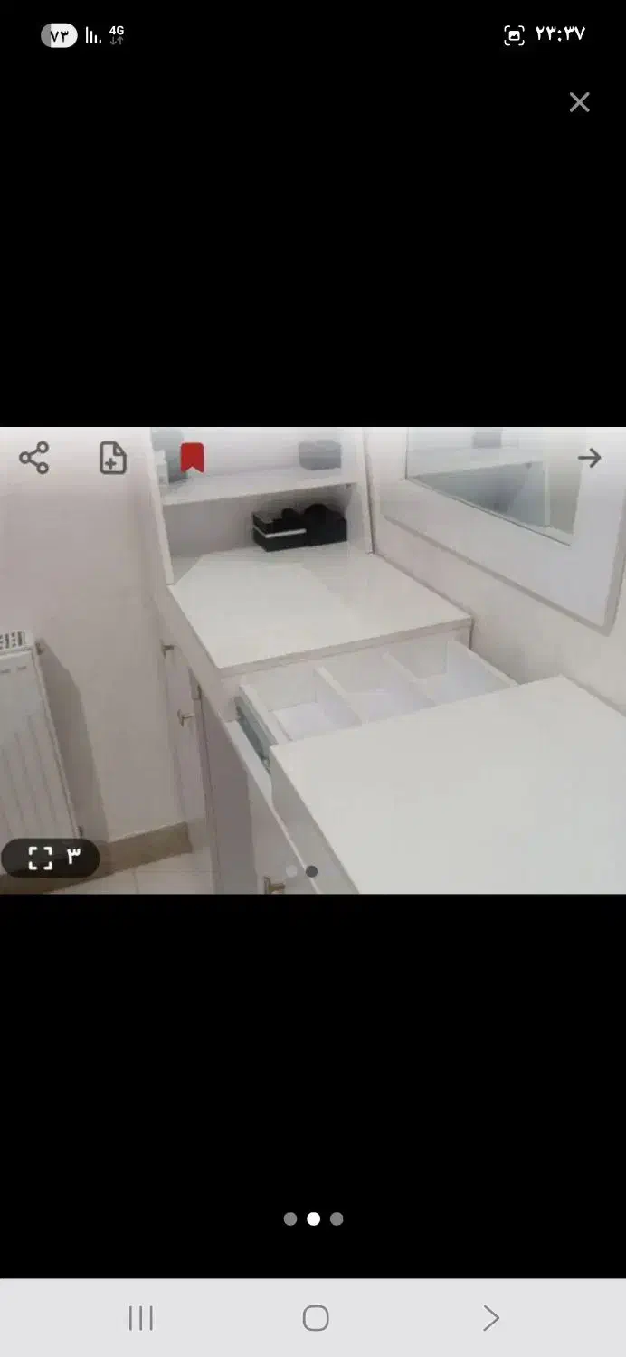 میز ناخن کاری با دو صندلی|آرایشگاه و سالنهای زیبایی|چهاردانگه (تهران), |دیوار