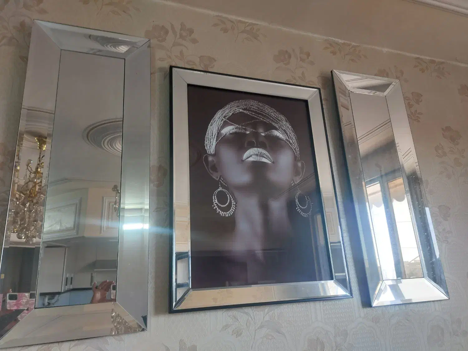 تابلو اینه ای شیک|آینه|محمدیه-قزوین, |دیوار