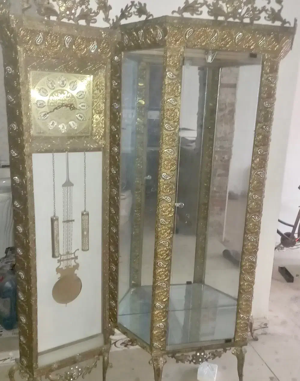 ساعت ایستاده برنجی|ساعت دیواری و تزئینی|بندر ماهشهر, |دیوار