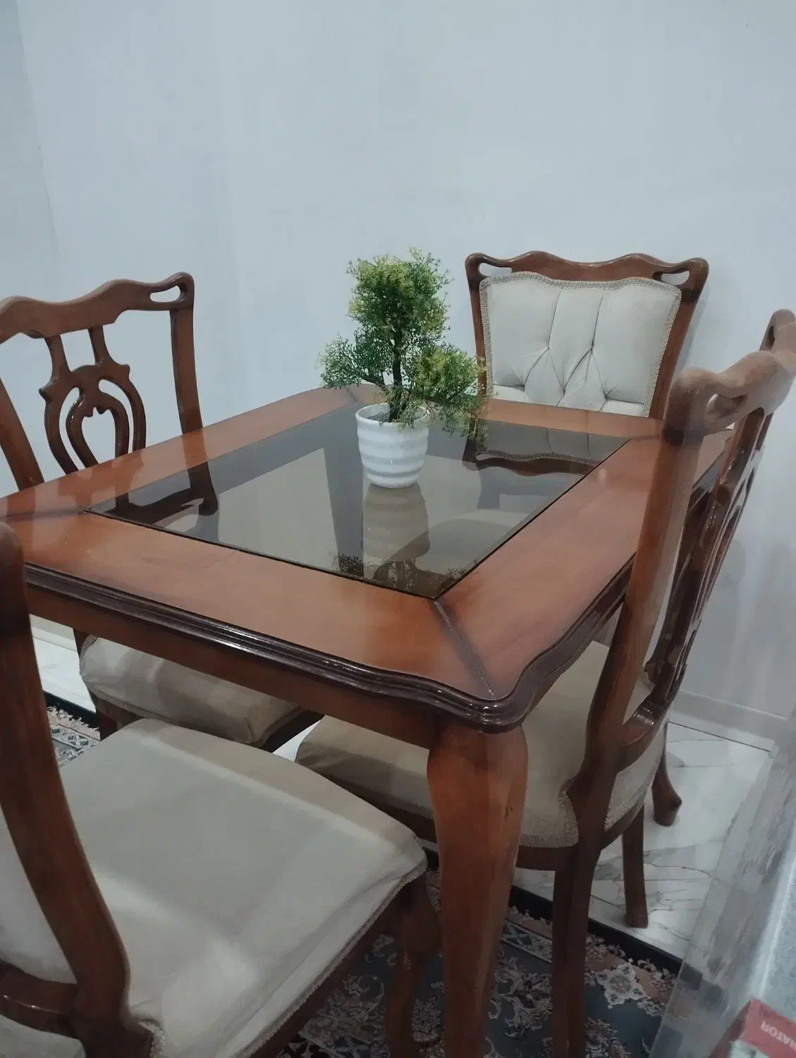 میز نهارخوری 4نفره|میز و صندلی غذاخوری|بهارستان, |دیوار