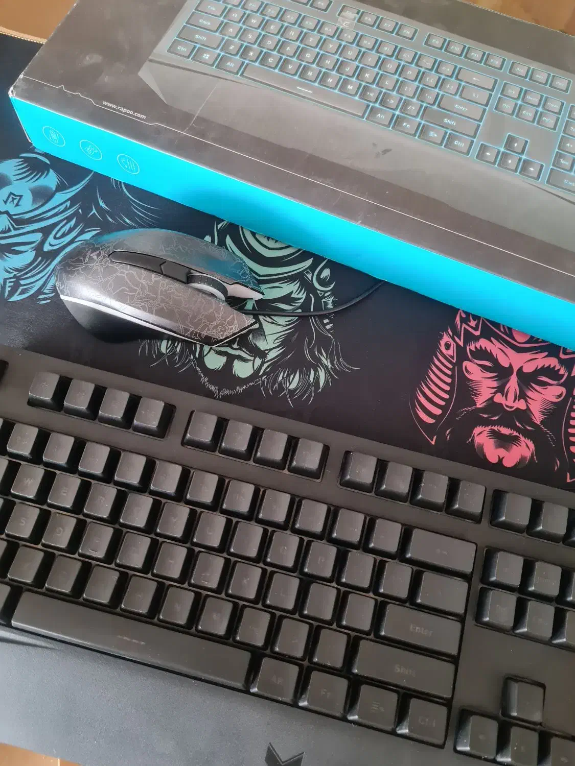 کیبورد و موس گیمینگ رپو مدل V120S به همراه موس پد|قطعات و لوازم جانبی رایانه|کرمان, |دیوار