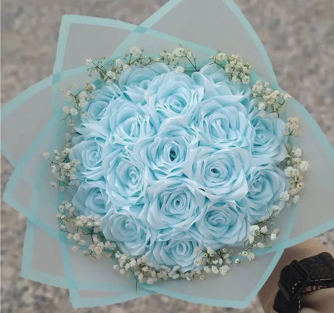 گل های روبانی زیبا ودلبرمون|گل مصنوعی|خرمدره, |دیوار