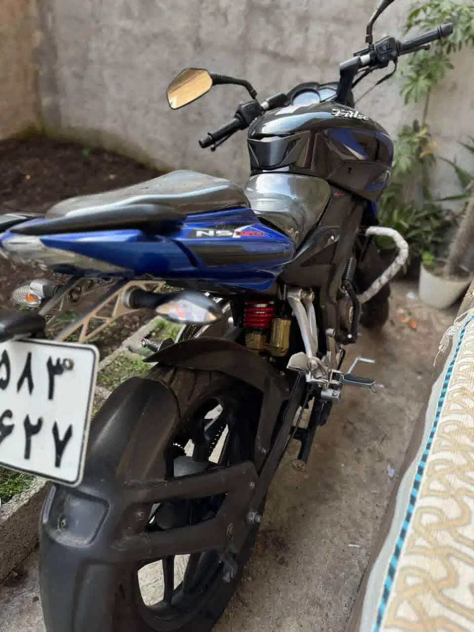 سلام موتور ns150 سالم فنی به شرط|موتورسیکلت|فومن, |دیوار