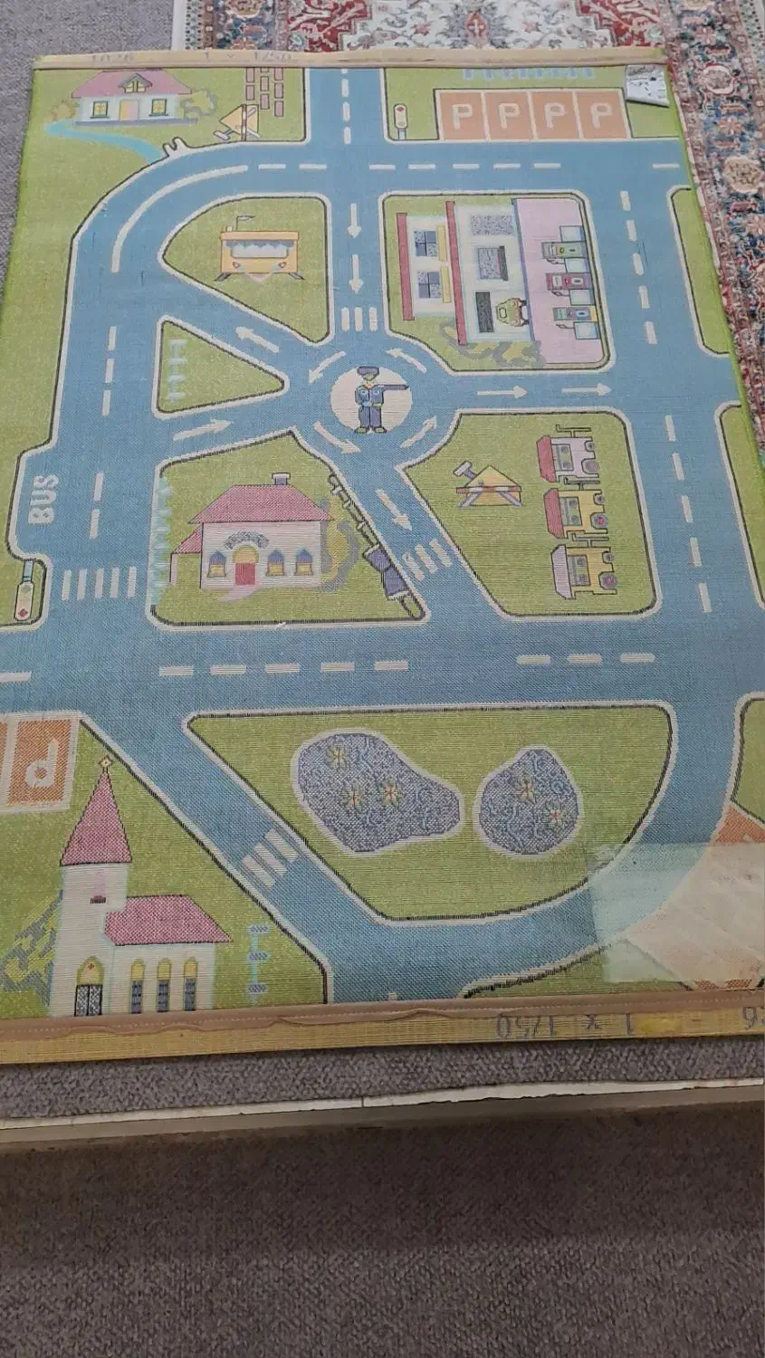 فرش اتاق خواب کودک ابعاد ۱.۵×۱ در حد نو|فرش|چهاردانگه (تهران), |دیوار