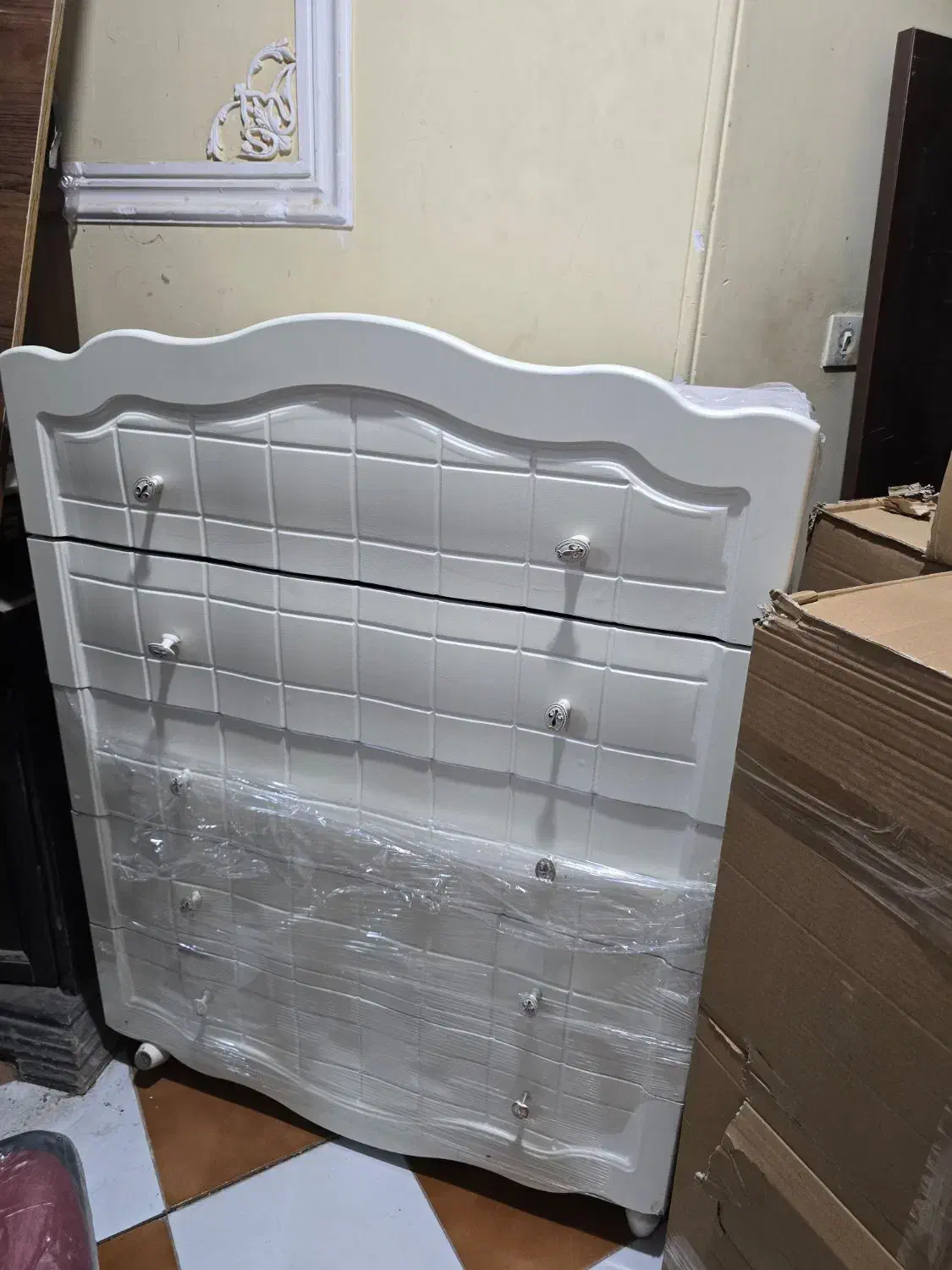 کمد بچه به همراه دراور کشوی لباس کودک نو|اسباب و اثاث بچه|مسجد سلیمان, |دیوار