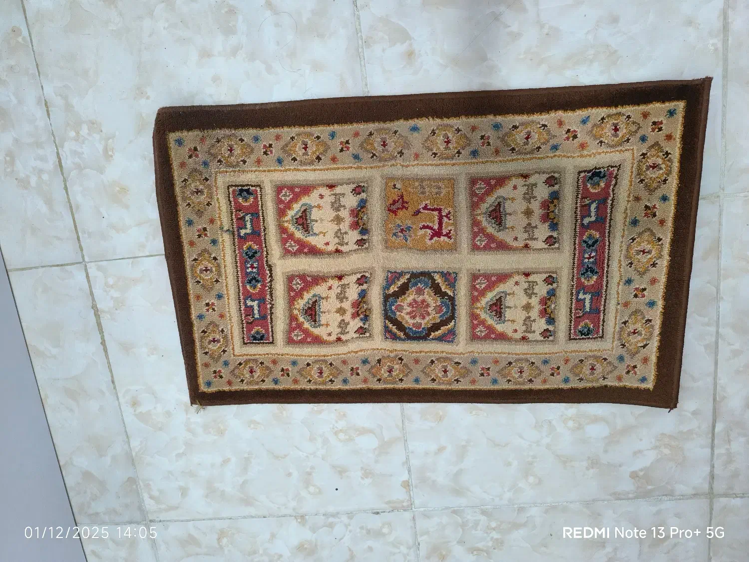 گلیم فرش گرد شاهسون ستاره کویر یزد|گلیم، جاجیم، گبه|رشت, علی آباد|دیوار