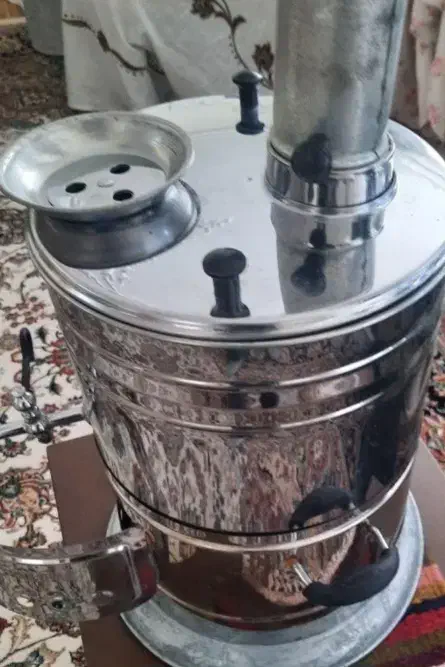 سماور هیزمی استیل|سماور، چای‌ساز، قهوه‌ساز|هشتگرد, شهرک بعثت|دیوار