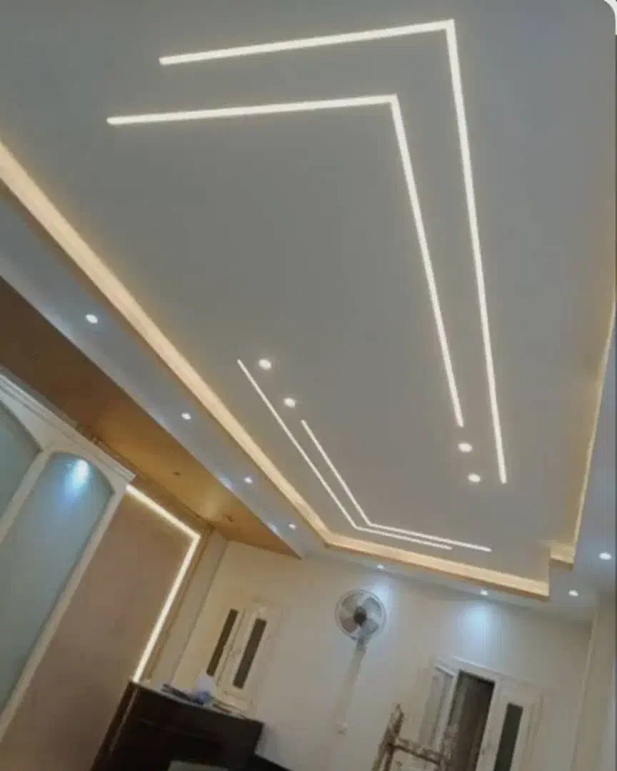 کناف کاری وترمووال. لاین نوری ماربل شیت و نقاشی|خدمات پیشه و مهارت|تبریز, |دیوار