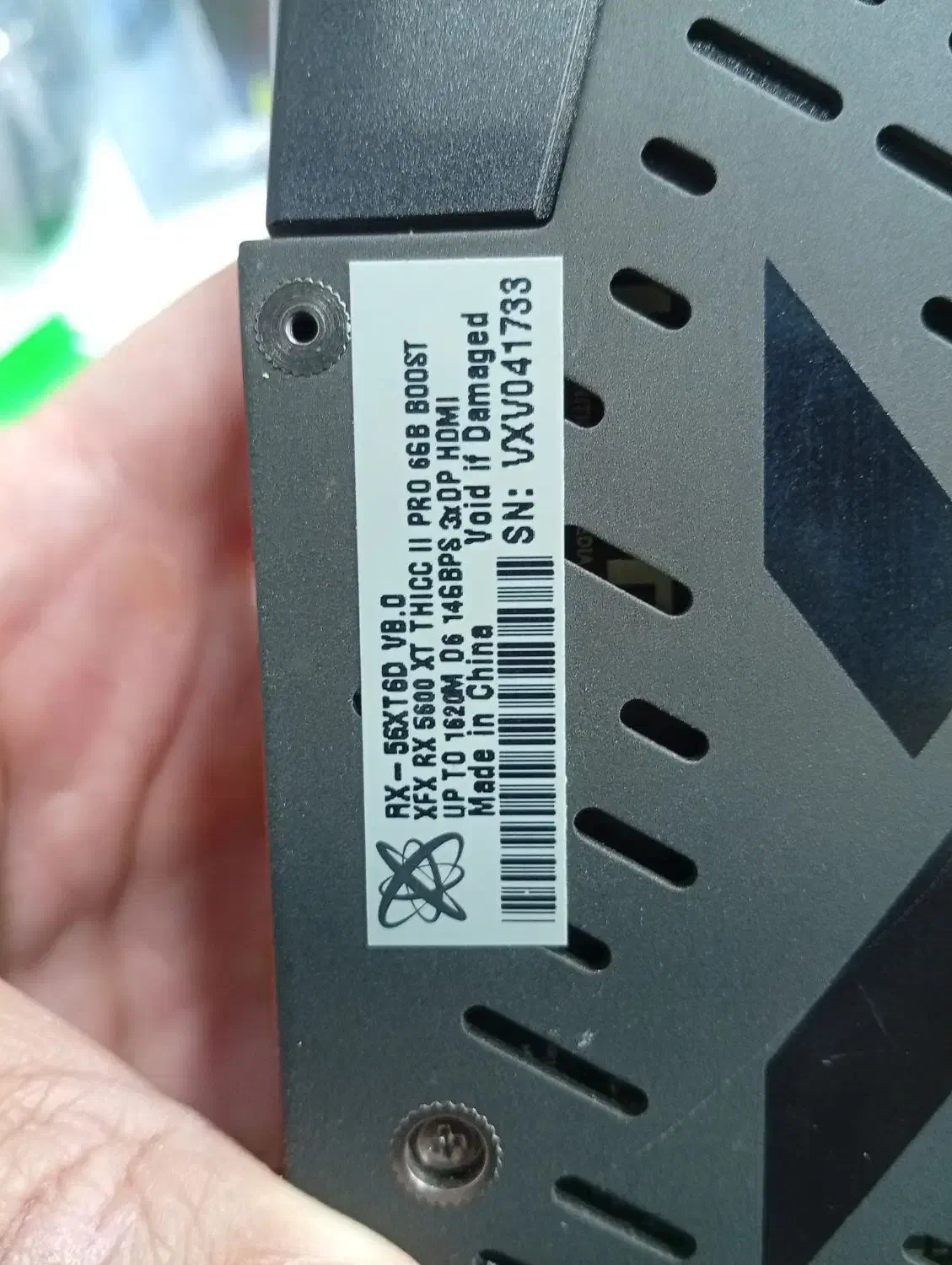 کارت RX 5600 XT XFX دو فن|قطعات و لوازم جانبی رایانه|تهران, میدان ولیعصر|دیوار