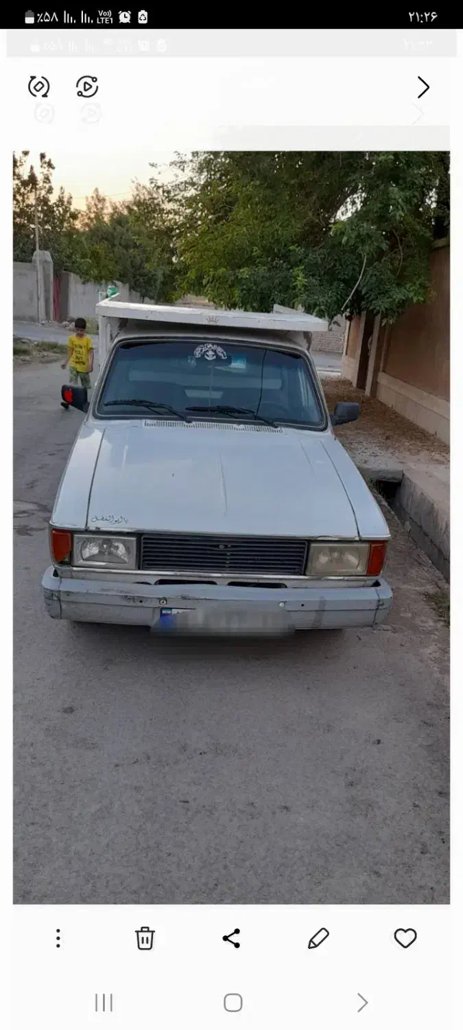 وانت پیکان دوگانه کارخونه بدون رنگ بکر بکر|خودرو سواری و وانت|مهریز, |دیوار