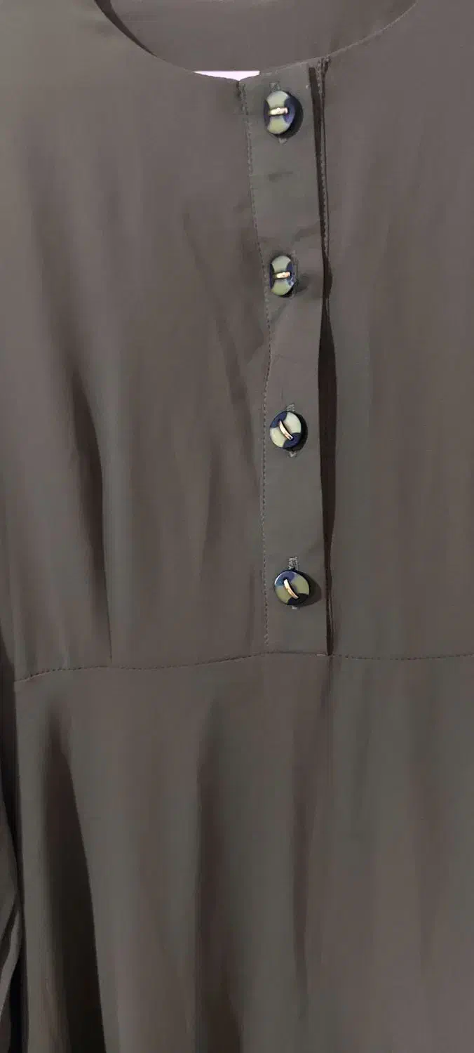 مانتو جلو بسته سبز رنگ|لباس|سنندج, |دیوار