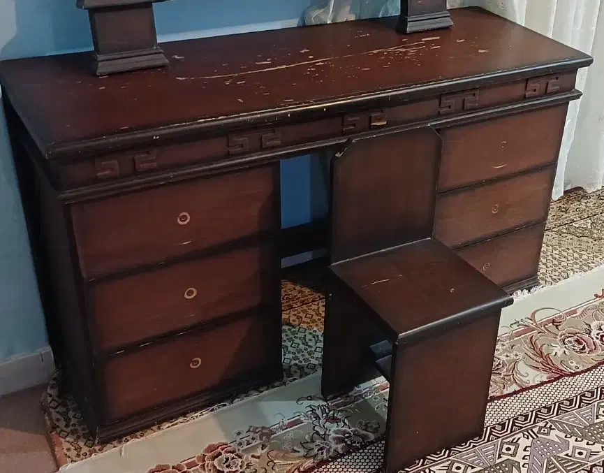 دراور(کشو) و آینه چوبی|جاکفشی، کمد، دراور|تبریز, |دیوار