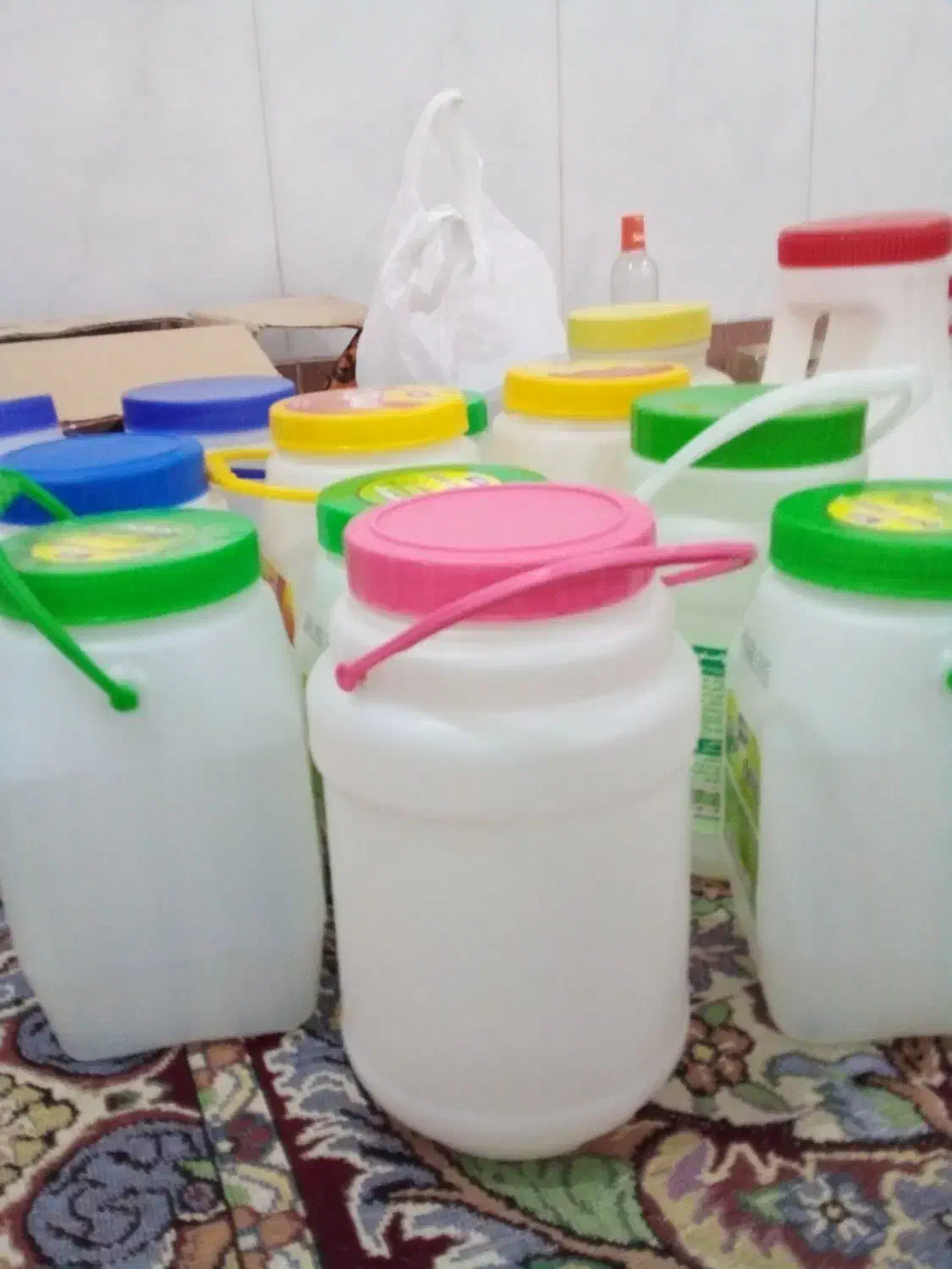 سطل برای ترشی و کاربردهای دیگر|ظروف نگهدارنده، پلاستیکی، یکبارمصرف|بندر دیر, |دیوار