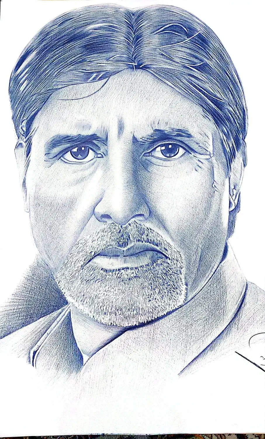 فروش طراحی سیاه قلم سایز بزرگ ۵۰ در ۷۰ بدون قاب|تابلو، نقاشی، عکس|ساری, |دیوار