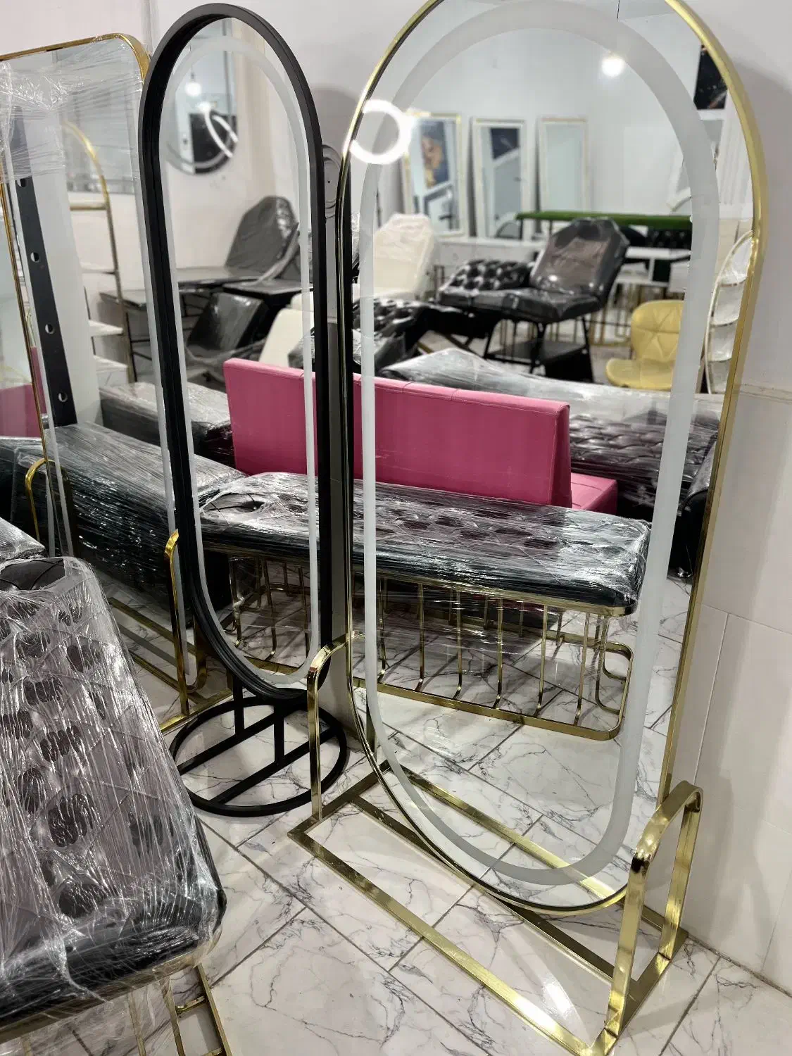 آینه فورتیک دکور آرایشگاهی|آرایشگاه و سالنهای زیبایی|مشکیندشت, |دیوار