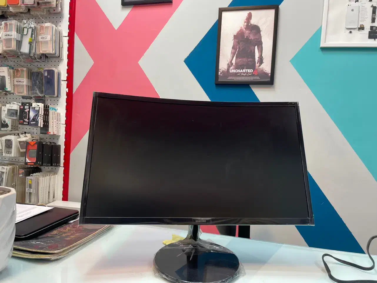مانیتور خمیده سامسونگ ۲۴ اینچ ۷۵ هرتز|قطعات و لوازم جانبی رایانه|بجنورد, |دیوار