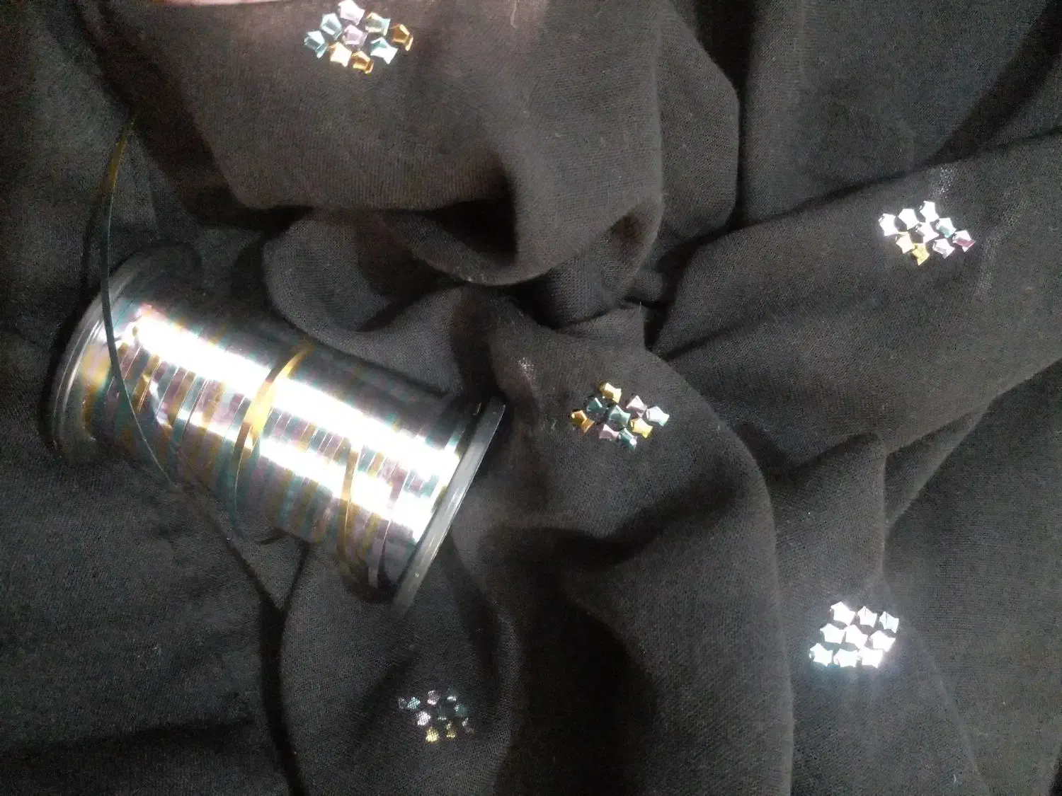 خوس روی چادر ژاپنی و حریر خوس با خودم|لباس|بندرعباس, |دیوار