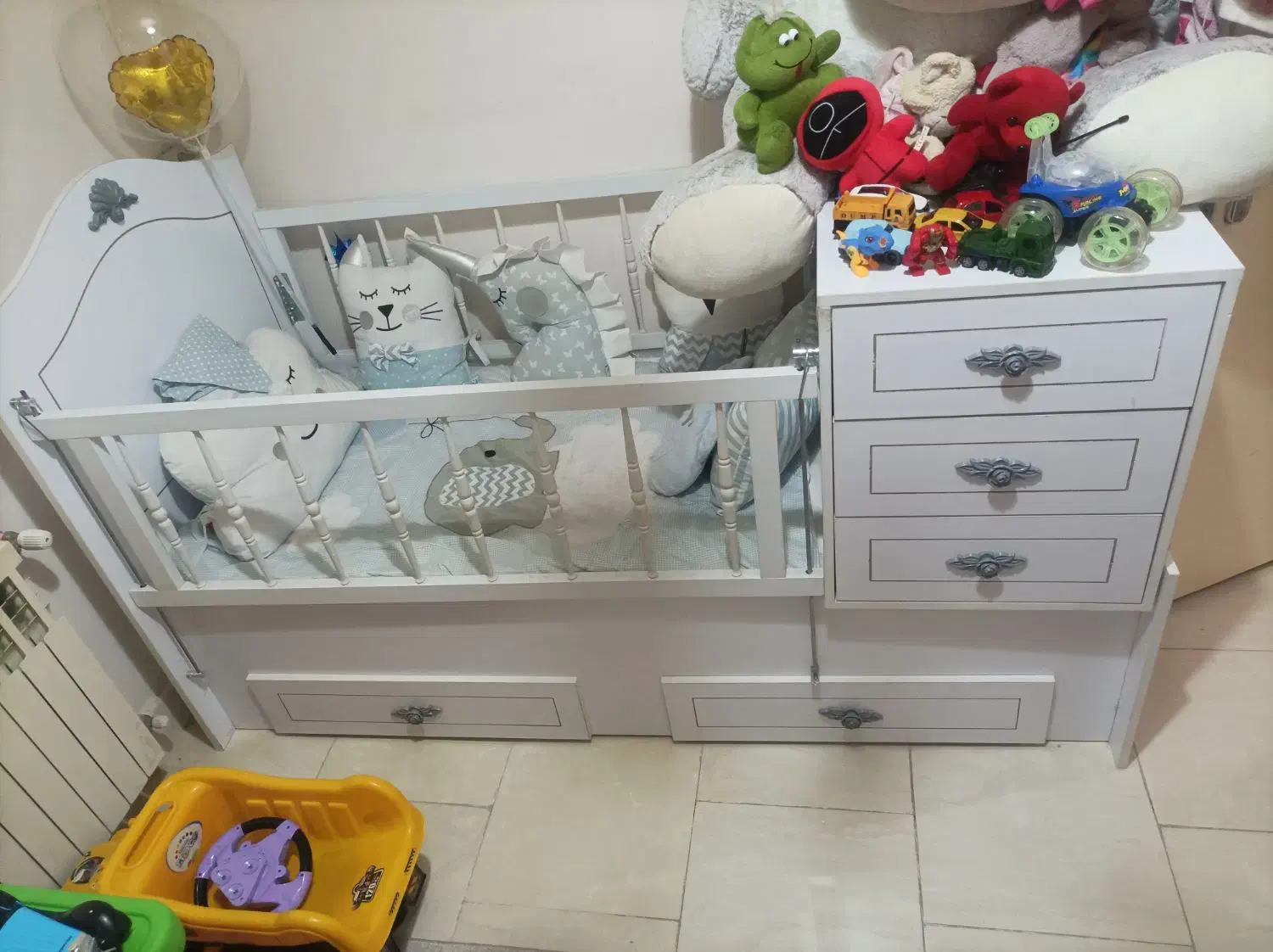 تخت کودک نو|تشک تختخواب|محمدیه-قزوین, |دیوار