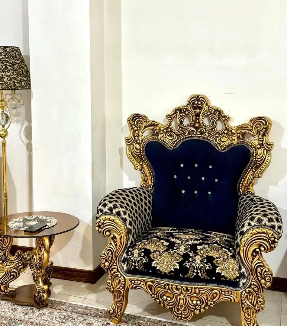 مبلمان ۹ نفره استیل|مبلمان خانگی و میز عسلی|آشخانه, |دیوار