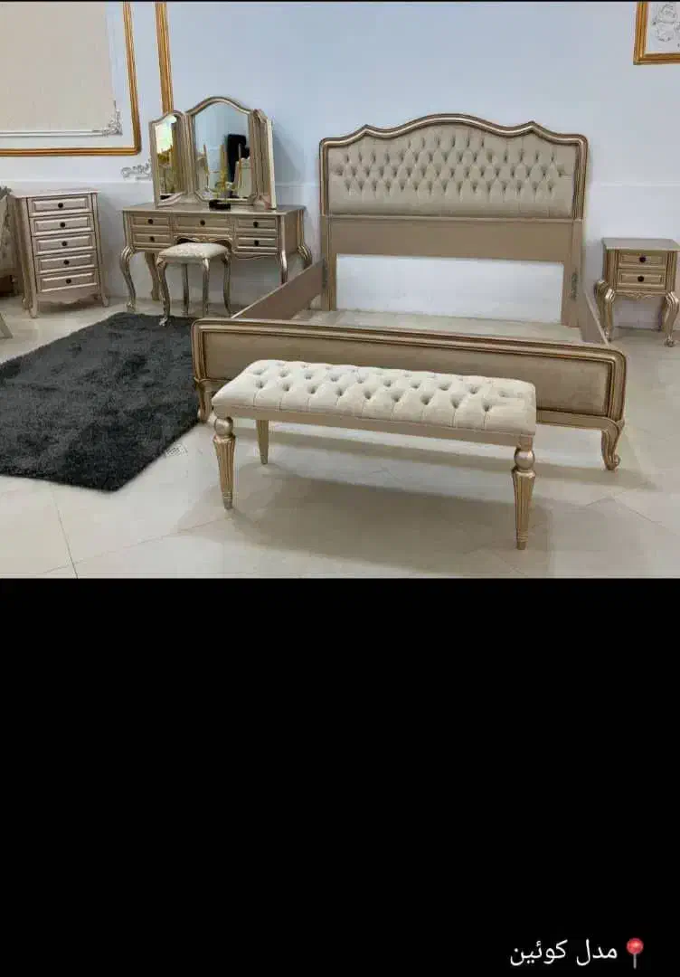 ست سرویس خواب عروس ونوس|تخت و سرویس خواب|خرم‌آباد, |دیوار