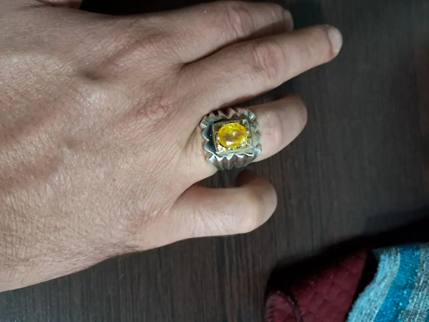 انگشتر یاقوت زرد|جواهرات|چهاردانگه (تهران), |دیوار