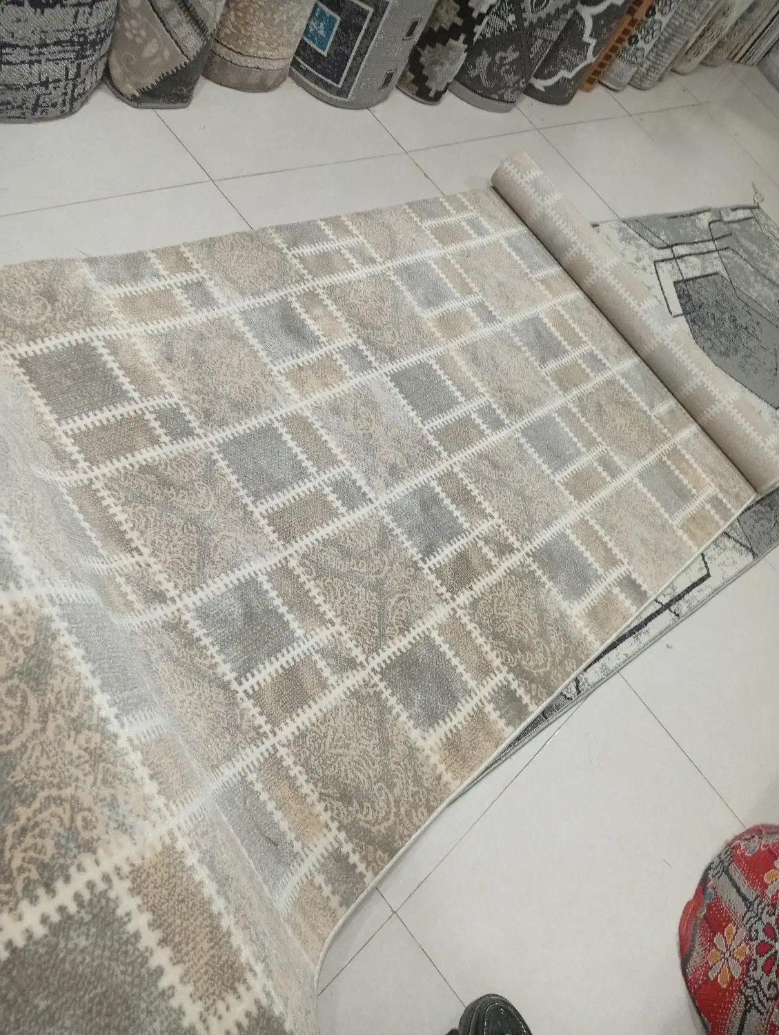 گلیم فرش زیبا|گلیم، جاجیم، گبه|خرم‌آباد, |دیوار