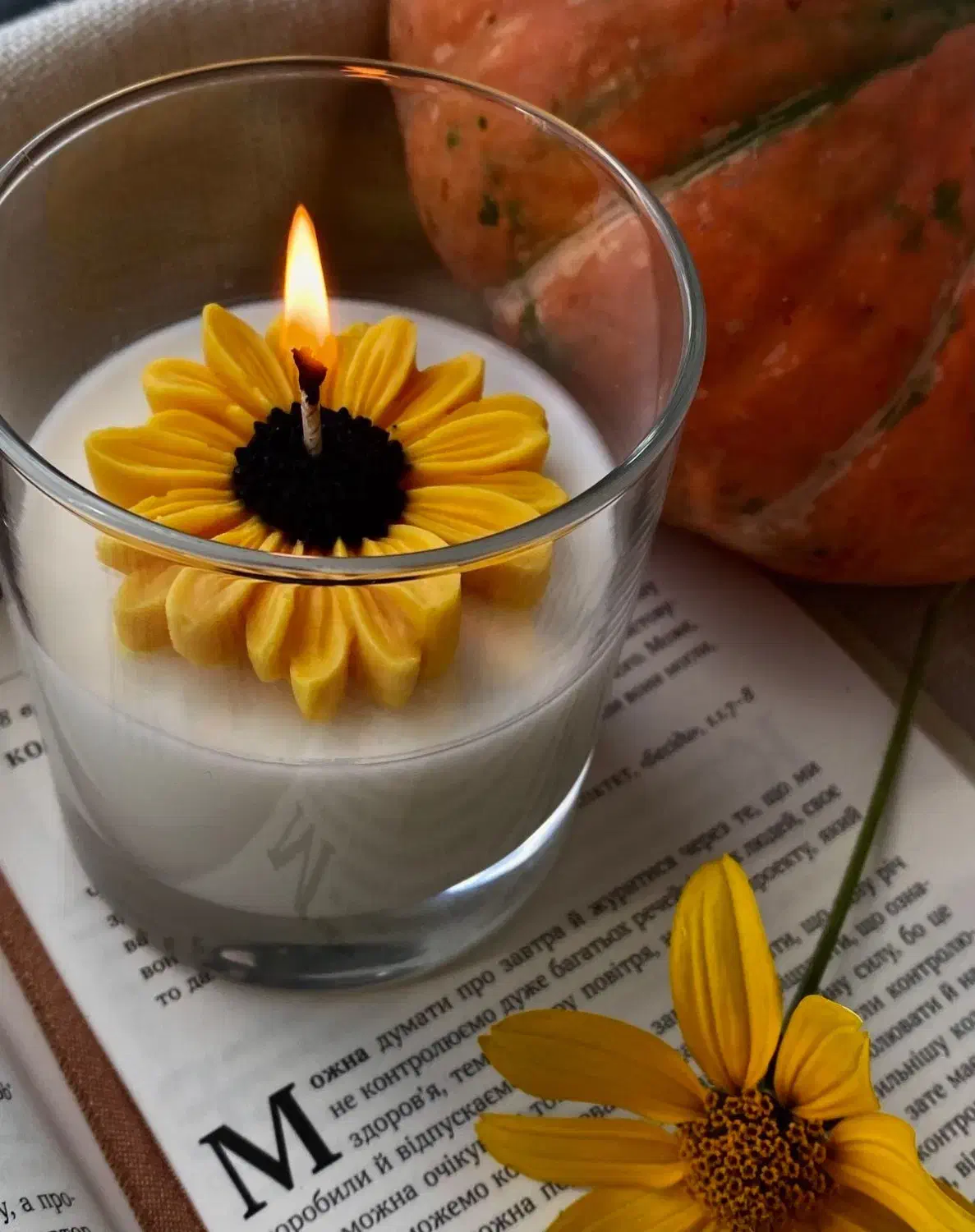 شمع گل بابونه|صنایع دستی و سایر لوازم تزئینی|تهران, باغ خزانه|دیوار