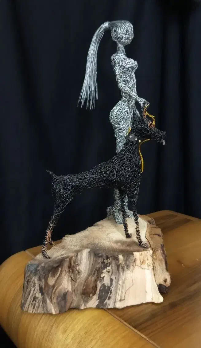 مجسمه مفتولی|صنایع دستی و سایر لوازم تزئینی|تهران, ولنجک|دیوار