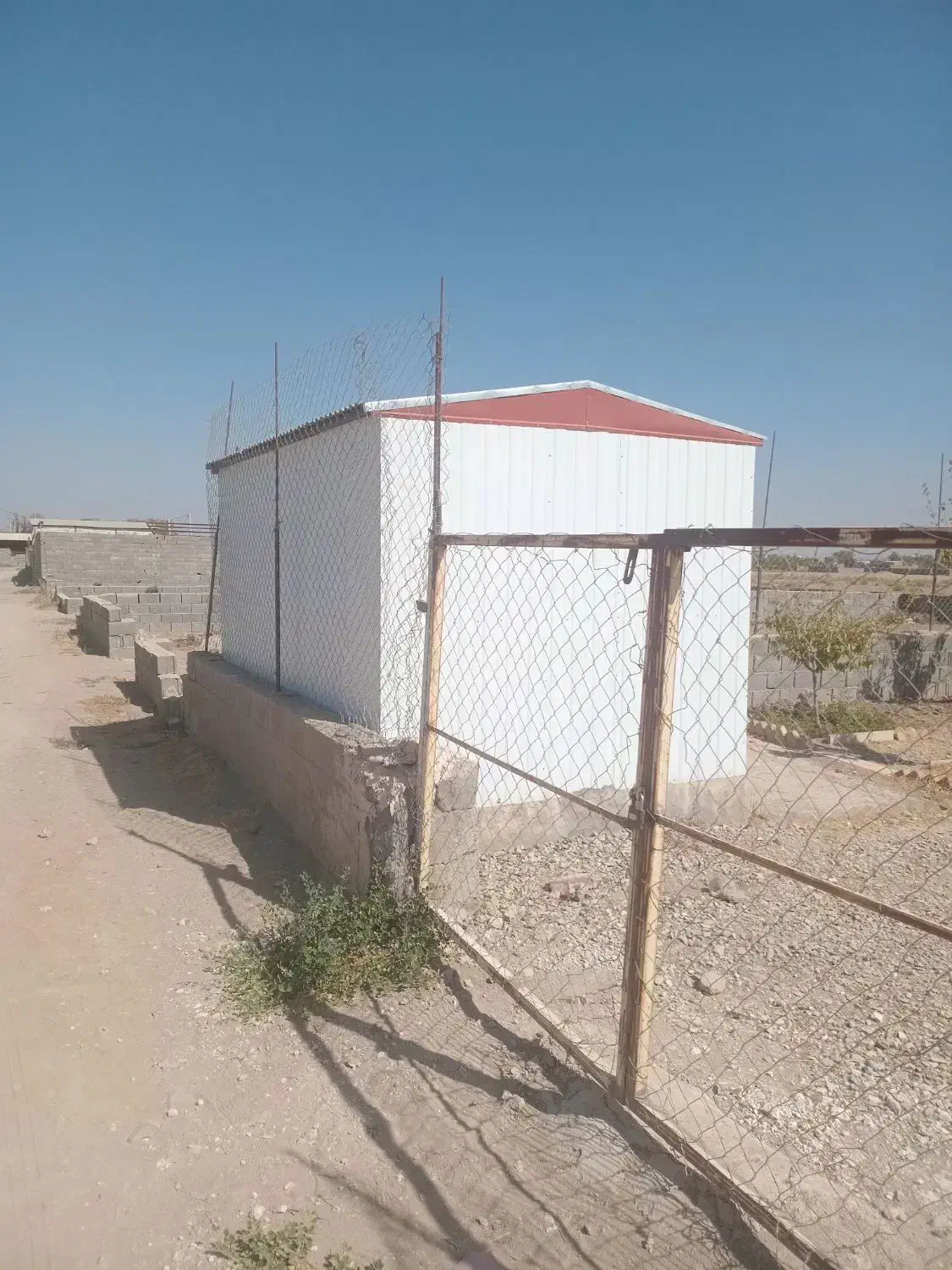 ۳۱۳ متر باغچه با کانکس استخر|فروش زمین و ملک کلنگی|تنکمان, |دیوار