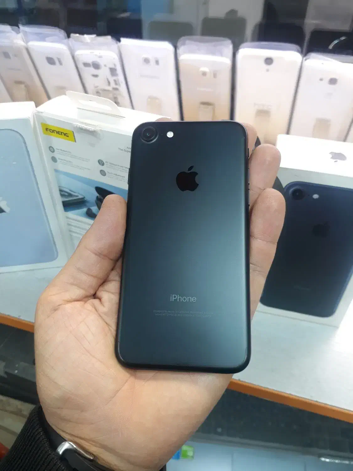 آیفون7جت بلک ۱۲۸گیگ|موبایل|شاهرود, |دیوار