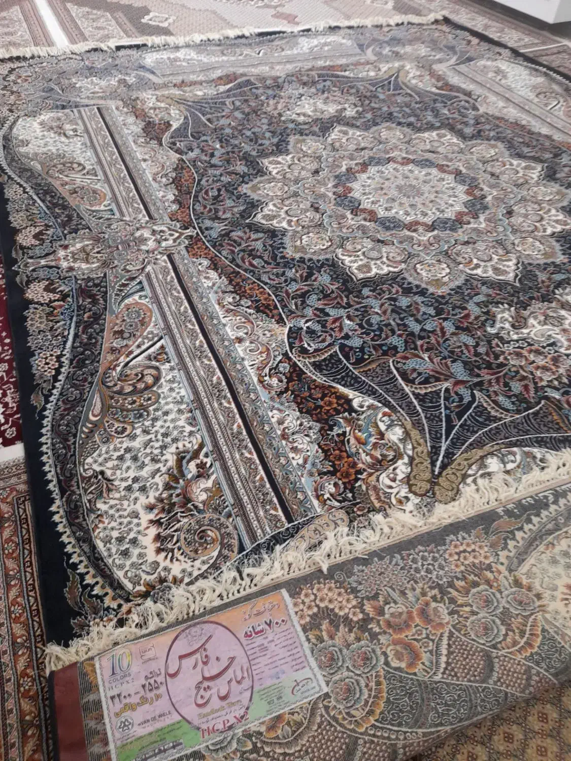 فرش12متری 700شانه نو|فرش|قشلاق دشت, |دیوار