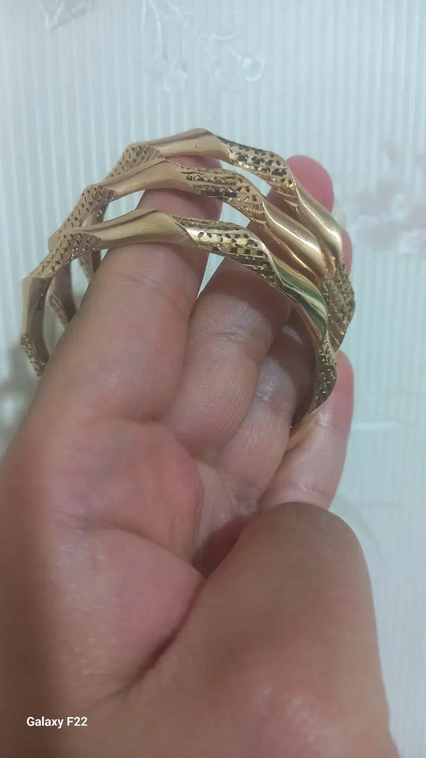 النگوی شماره ۲ برنجی با طلا مو نمیزنه|بدلیجات|تبریز, |دیوار