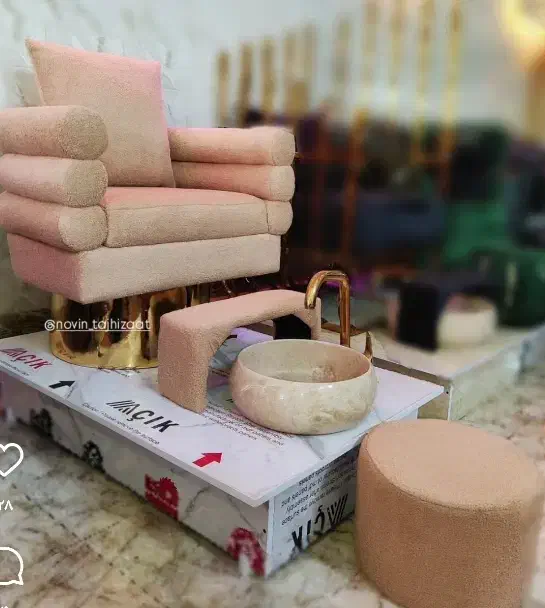 ترولی پاف تخت دوتکه مژه سه تکه تتو فیشیال فیبروز|آرایشگاه و سالن‌های زیبایی|شیراز, آبیاری|دیوار