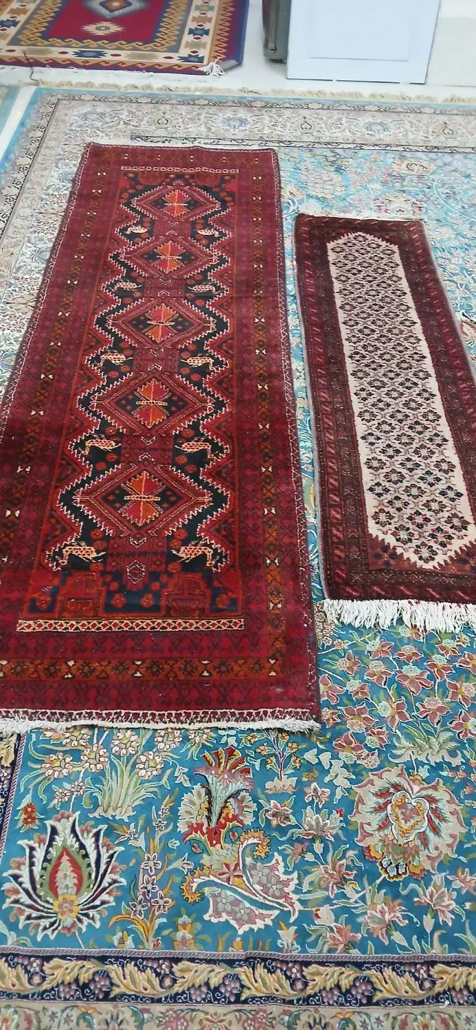 ۲عدد قالی قالیچه دست باف|فرش|مشهد, طبرسی شمالی|دیوار