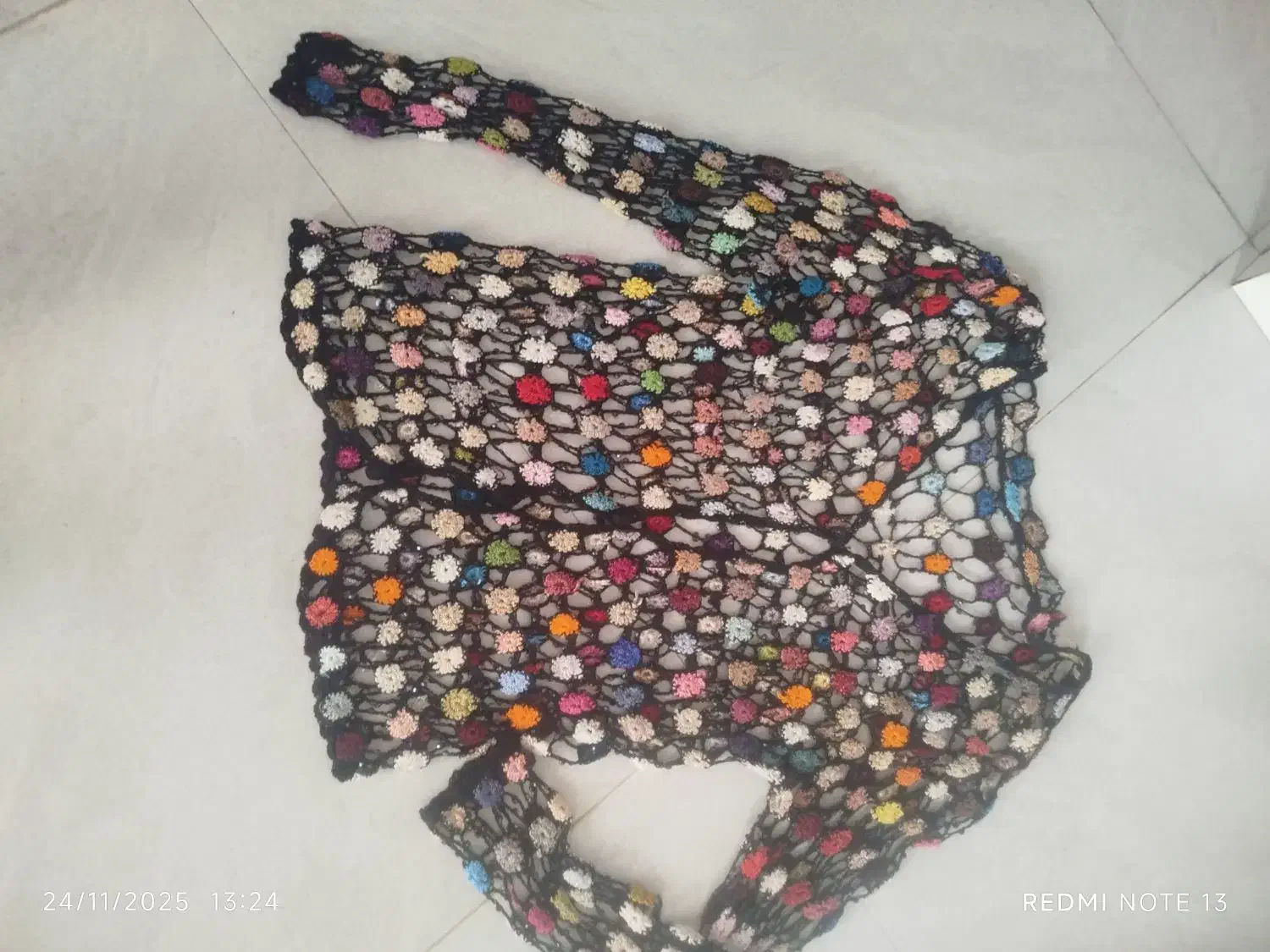 بلوز گیپور مجلسی گلدوزی|لباس|مراغه, |دیوار