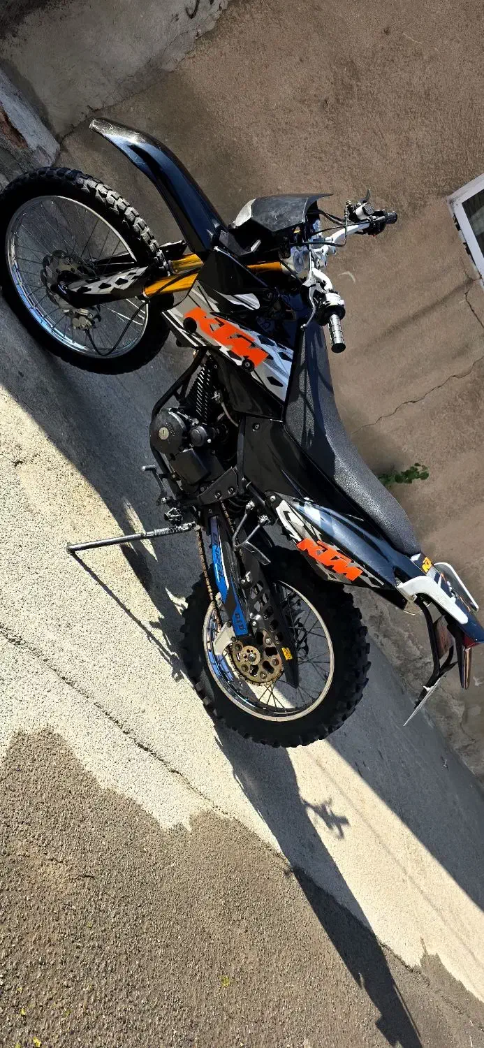 موتور تریل فلات 250 ktm اخر مدل 95|موتورسیکلت|سقز, |دیوار