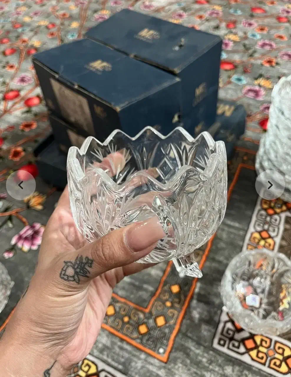 ظروف پذیرایی کریستال اصل چین|ظروف سرو و پذیرایی|چهاردانگه (تهران), |دیوار