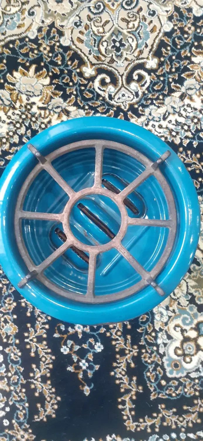 چراغ ۳ فتیله ای نفتی قدیمی|کلکسیون اشیاء عتیقه|گرگان, |دیوار